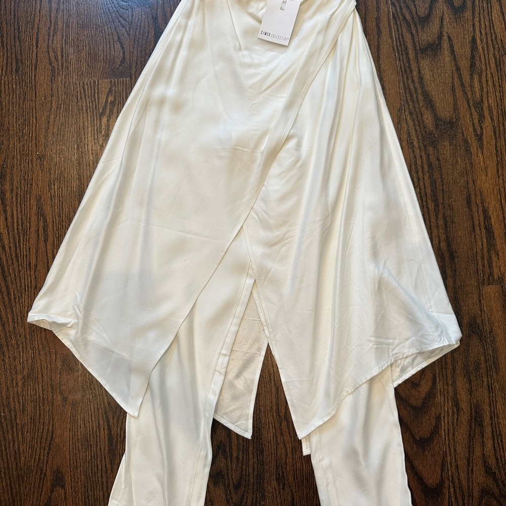 Lightweight Wrap Skirt Overlay Pants